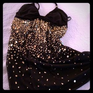 Black & Gold little dress